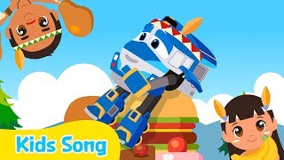 Ten Little Indians Kids Songs Littletooni Songs With Robot Trains