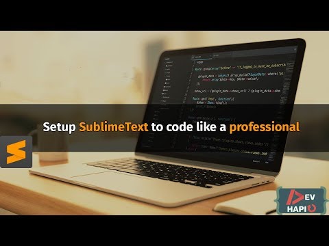 How to setup the amazing text editor SublimeText