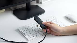 【CBO】USB3.2 Aオス⇒Aメス 延長ケーブル PVC 丸型 ブラック / VENTION