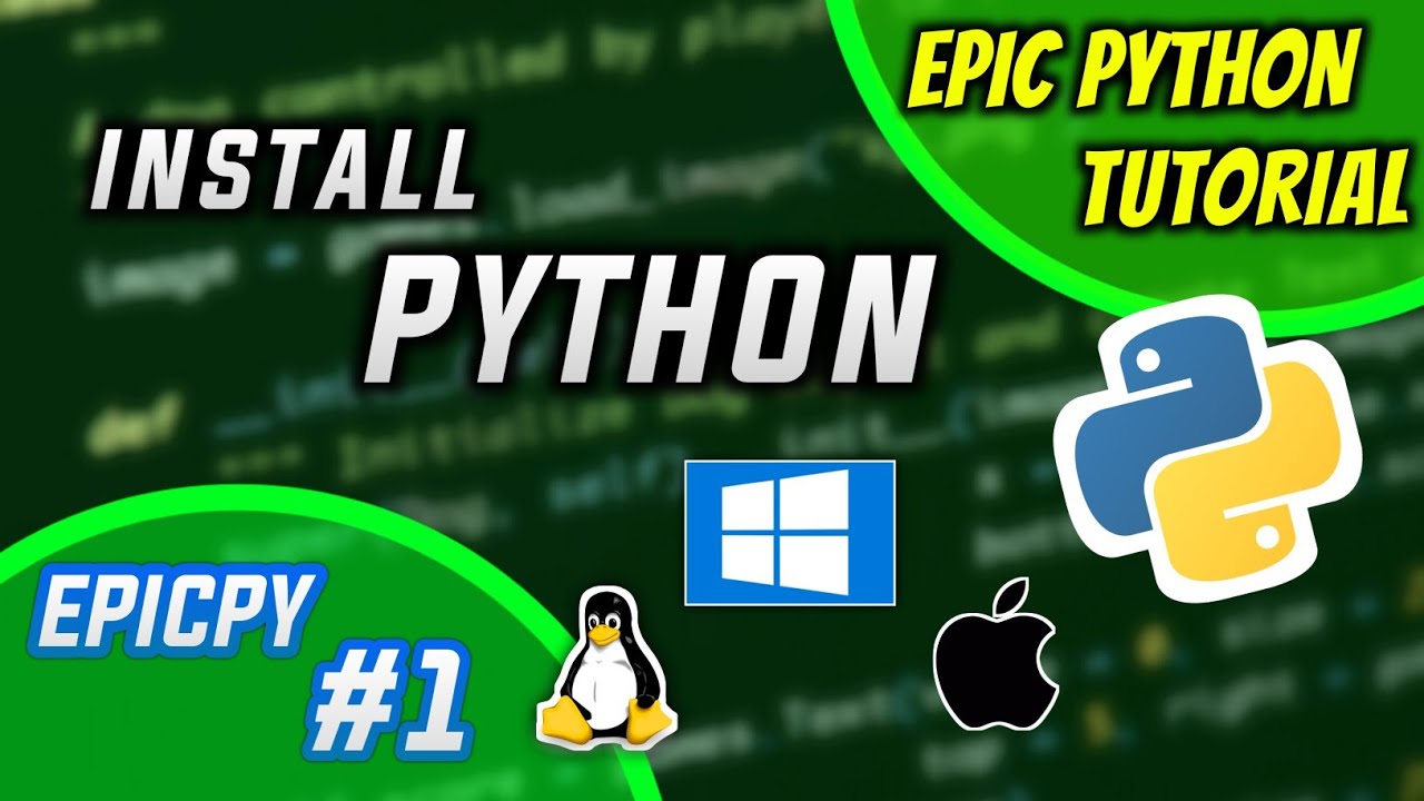 (Hindi) Install Python for Beginners 2021 | #1 EPIC PYTHON TUTORIALS by ...