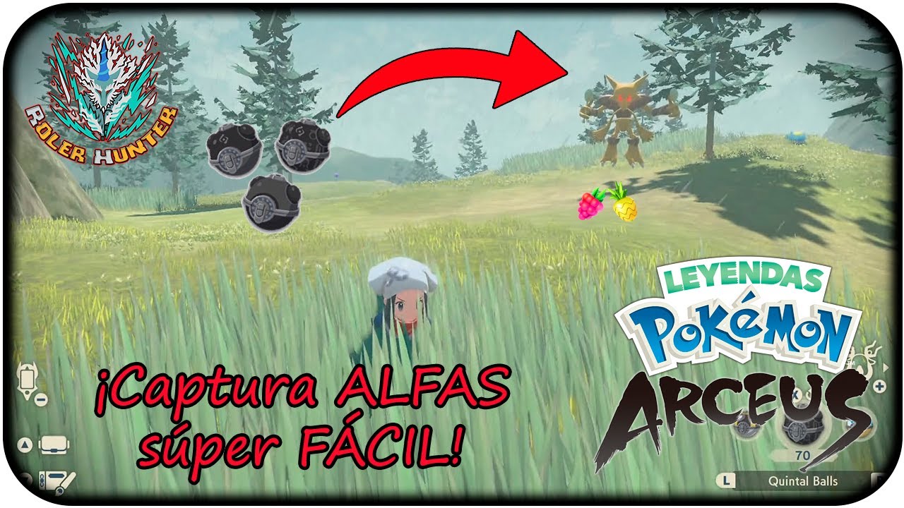LEYENDAS POKEMON ARCEUS | TRUCO : Como CAPTURAR ALFAS súper FÁCIL sin LUCHAR