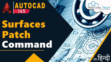 AutoCAD 3D - How To use Surface Patch Command in AutoCAD | AutoCAD Tutorial | #145