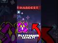 Hardest platformer level?! #geometrydash #gd