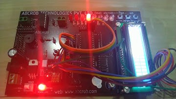 LED scrolling: using atmega16 | AVR microcontroller programming| Embedded systems programming| (AVR)