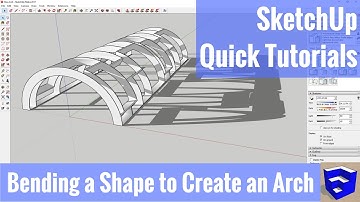 Bending a Shape to Create an Arch in SketchUp