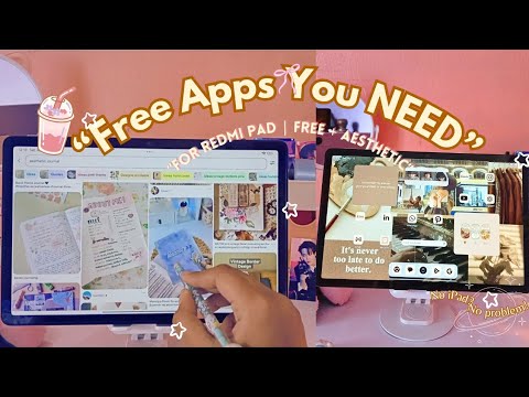 "Free Aesthetic Apps You NEED" [for Android+ Xiaomi pad] - YouTube