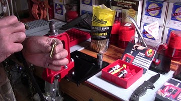 Lee Beginning Reloading, 223/5.56, Video 11, Setting F.L. Resize Die for Neck Expander/Uniformity