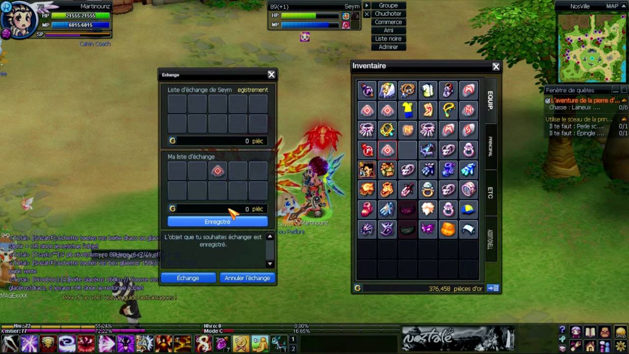 NOSTALE | identification Rune r7 le benef !! - YouTube