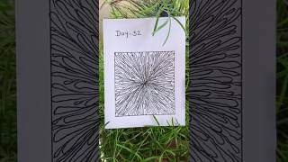 DIY ink pen insulation day-32☘️ #art #diy #pendrawing #inktober #inktoberchallenge #viralshorts