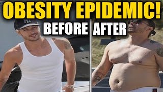 Celebrities That Let ThemSelves Go (BEFORE & AFTER FAT GAIN)