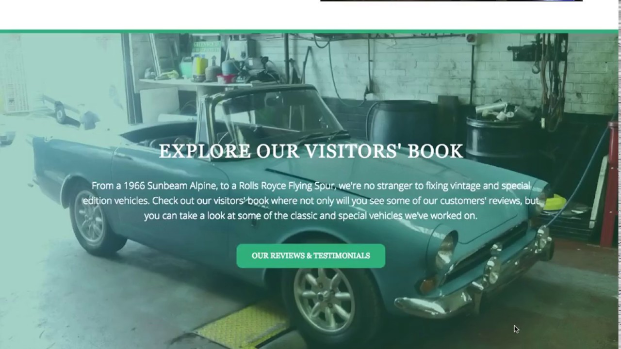 Website Design for Greenwood Auto Services