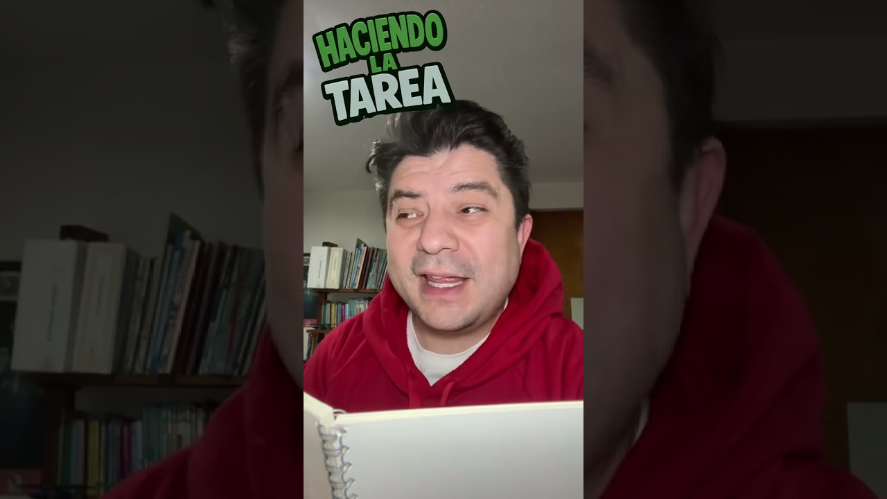 Haciendo la tarea 🦊 APRENDER A SER PADRES. #Hijos #Tarea #Humor #Papás #Escuela 