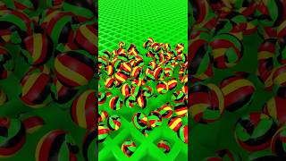 Oddly Satisfying Bouncing Balls 😍🎯 #satisfying #animation #3danimation #roblox