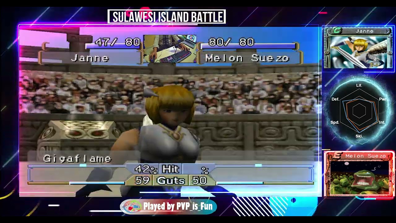 1 Janne vs Melon Suezo (Sulawesi Island Battle Cup) - Monster Rancher 2 (Landscape Version)