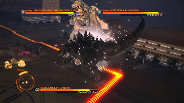 GODZILLA PS4 : Online Battle | Godzilla (2014) Vs Super-Mecha Godzilla Vs Godzilla (1964) | CarlosTn