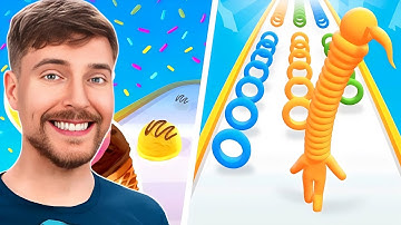 Long Neck Run | Jelly Run 2048 - All Level GAMEPLAY Android, iOS Walkthrough @MrBeast