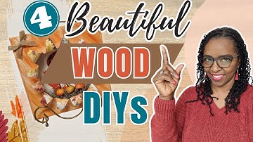 🍂4 Quick & Easy Fall Wood DIYs |BUSTED CANVAS TUTORIAL | WWYM, Aug 2024