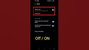 How to on off incoming call flashlight realme C21 c11 c35