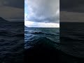 Oceanfishing storm wind