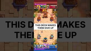 This deck makes your opponent quit 🤯 #clashroyale #gaming #shorts #foryou