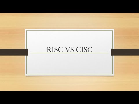 ความแตกต่างระหว่าง RISC กับ CISC