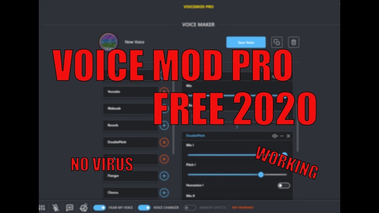 how to get rid of beep sound voicemod pro