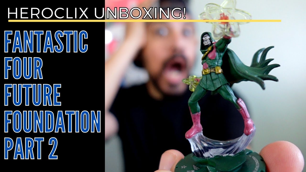 Heroclix 2021 | Fantastic Four Future Foundation Wizkids Heroclix Unboxing Part 2