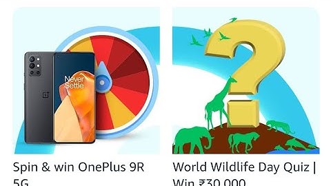 Amazon March Edition Quiz Answers Today | World Wildlife Day Quiz | 1 March 2022