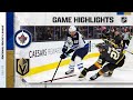 Jets @ Golden Knights 1/2/22 | NHL Highlights