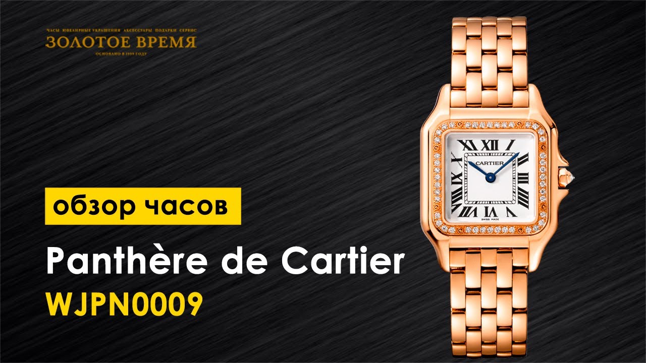 Часы Panthère de Cartier WJPN0009 - YouTube