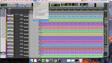 Pro Tools Organization: Color coding