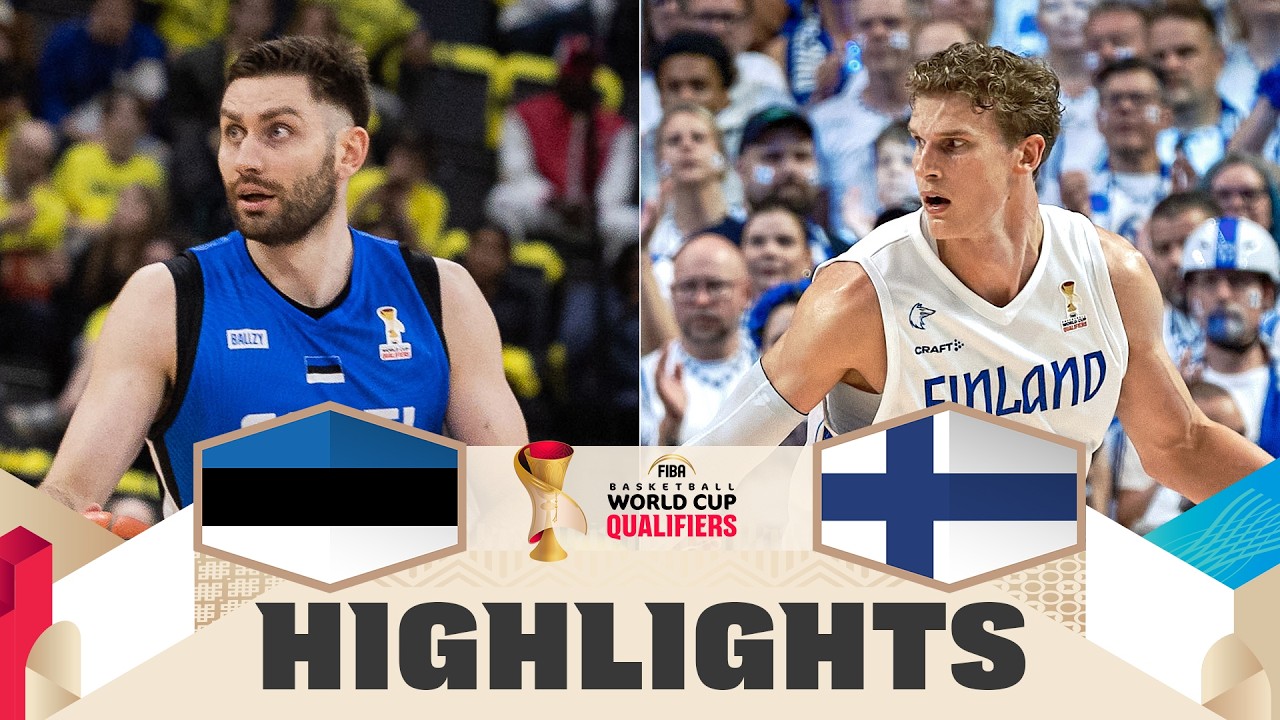 Estonia 🇪🇪 v Finland 🇫🇮 | Highlights | FIBA Basketball World Cup 2027 European Qualifiers