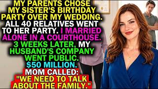 My Parents Skipped My Wedding for My Sister's Birthday — Then Begged for Money