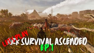 ARK Survival Ascended Let's Play - Primal Fear scorched earth new world exploration ep.1#