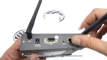 Transmisor de vídeo inalámbrico presentaciones VGA USB multipantalla distribuido por CABLEMATIC ®