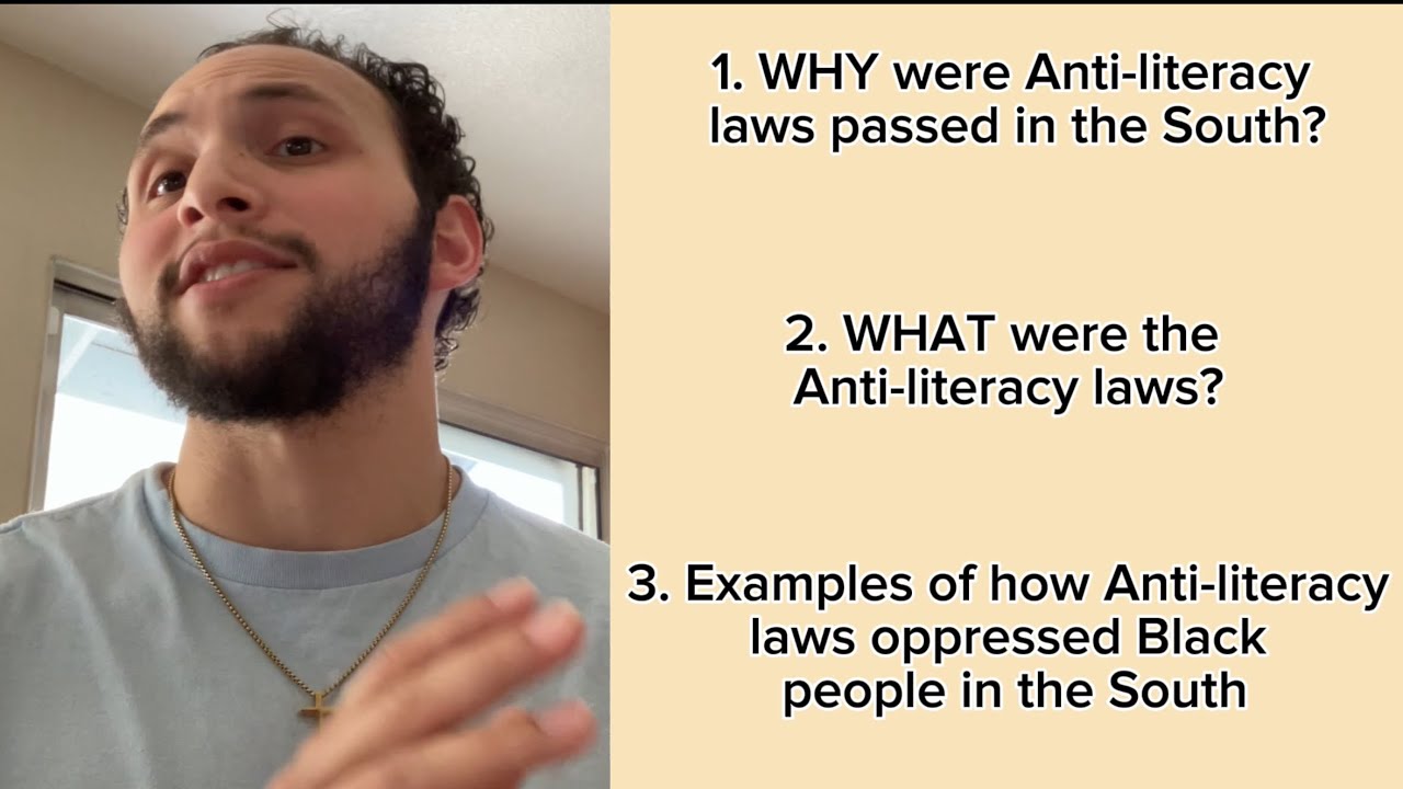AntiLiteracy Laws in the South Background and Oppression YouTube