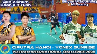 Boon/Goh rival compatriots Goonting/Fazriq in the first round | Vietnam International Challenge 2024
