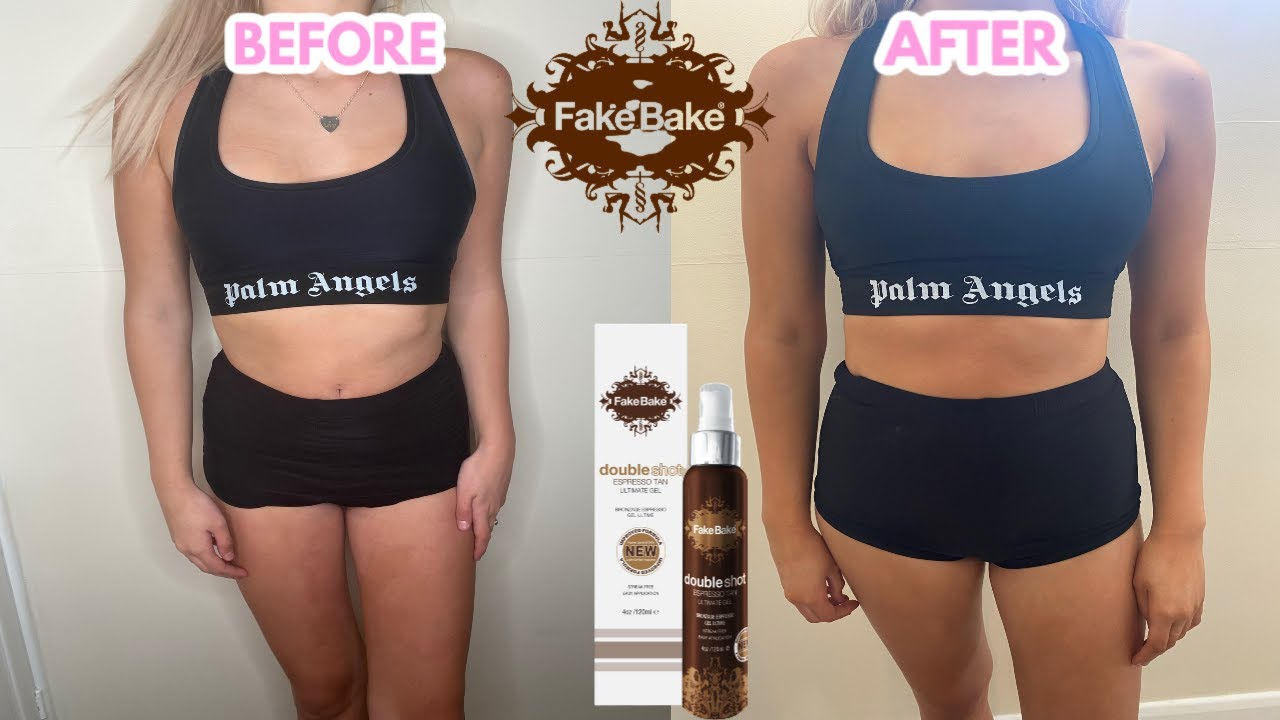 TRYING THE FAKE BAKE DOUBLE SHOT ESPRESSO FAKE TAN honest review 