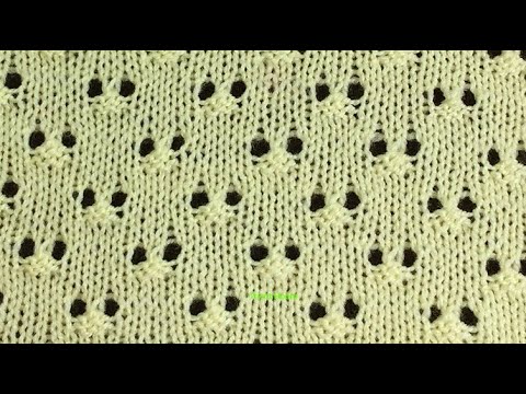 Японский ажур вязание спицами