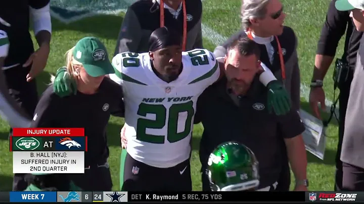 Breece Hall injury vs. Broncos