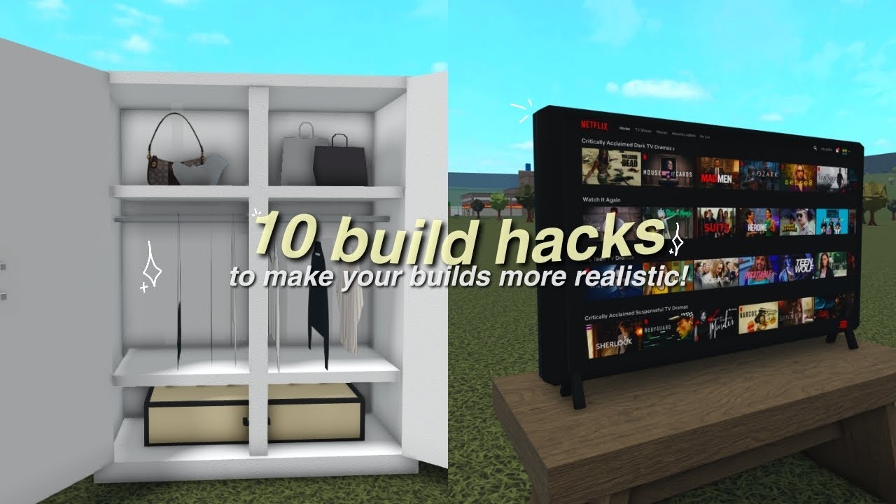 ˚ 🏡 10 build hacks that will make your builds more realistic! :D ...