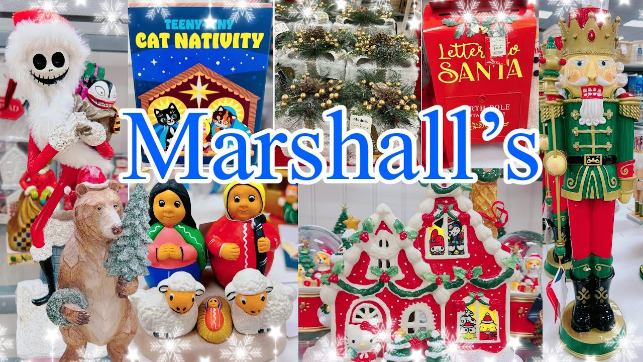 SHOP WITH ME @ MARSHALL’S. NEW CHRISTMAS FINDS! 🎄