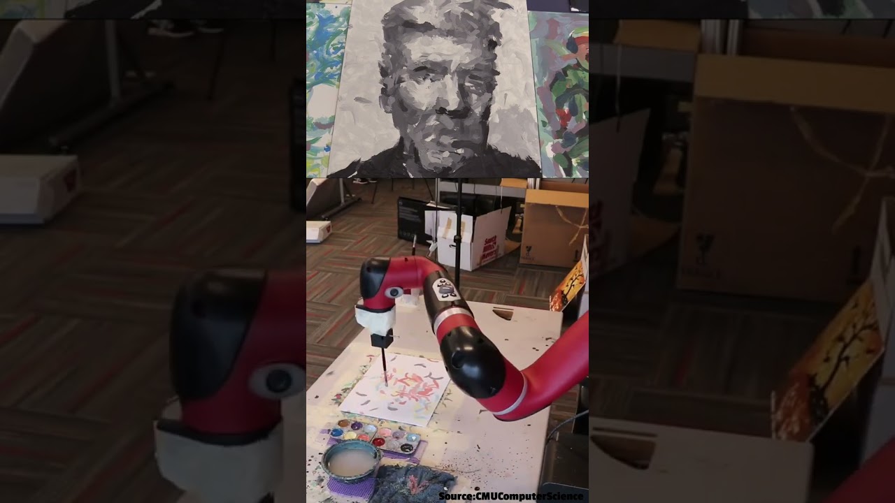 First AI Art, Now Robot Painters — FRIDA