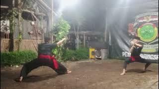 pertarungan bebas para pendekar Cimande Sinar Baru Petung Bangsalsari Jember 2025