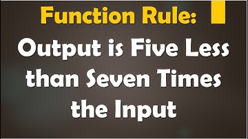 How to Write a Function Rule from a Word Problem (Functions Made Easy)