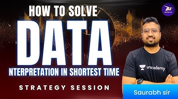 How to solve Data Interpretation in shortest time | Strategy Session | Saurabh Sir | AptiXpress