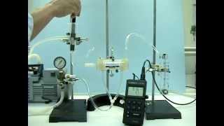 Liquid degassing using a PermSelect membrane module