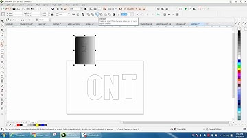 Corel Draw Tips & Tricks Interactive Fountain Fill Tool Part 4 Text