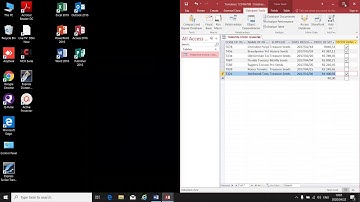 Office Data Processing L4 (MS Access - Entering Data in a table) - Mrs. L. Stander