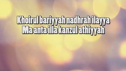 Khoirul bariyyah nurul - musthofa